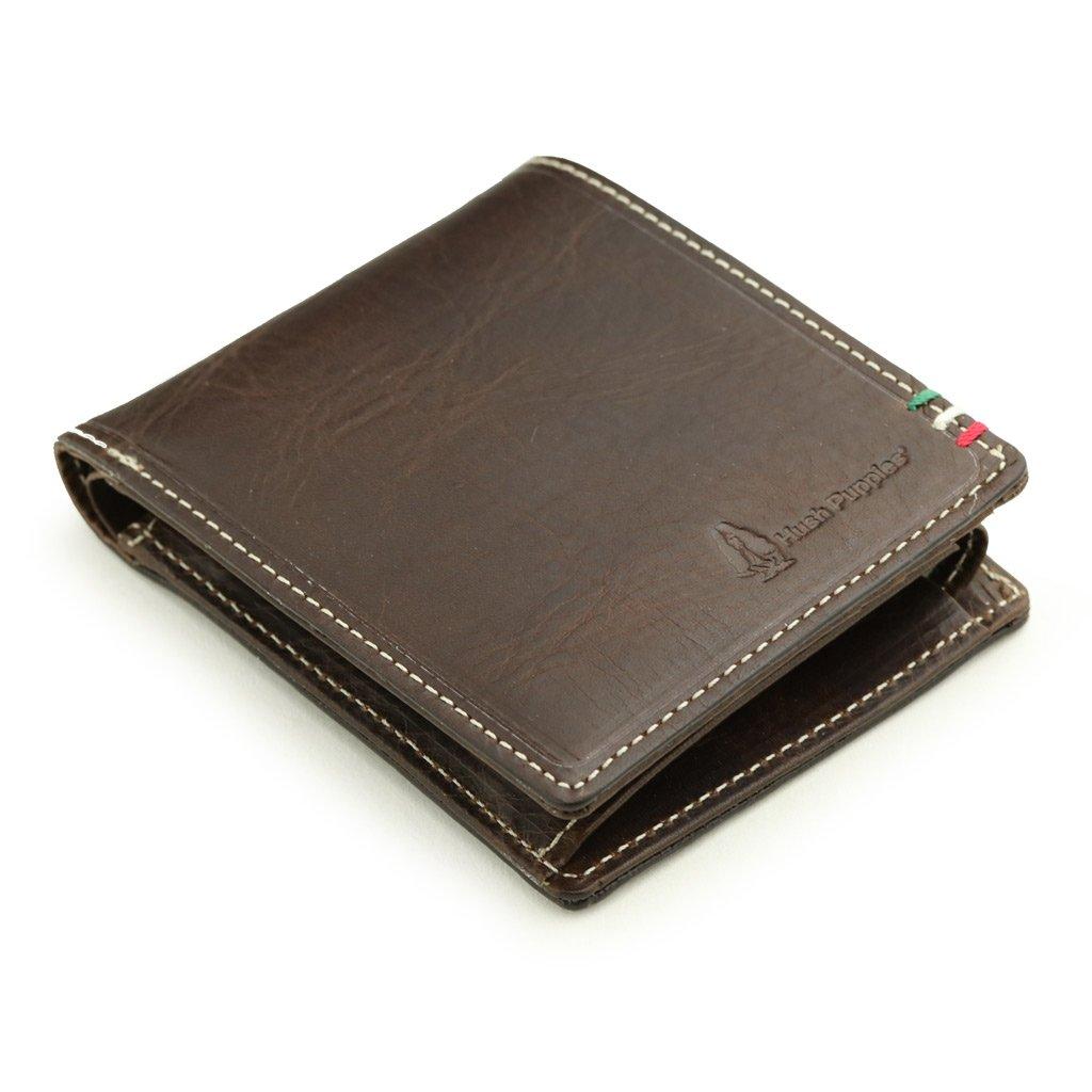 

Italian Leather Bifold Wallet Chocolate [Hushpuppy] Rally шоколадний
