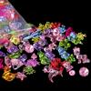 Children's Imitation Crystal Gemstone Toy Diamond Acrylic Creative DIY Beads with Crystal Rope for Kids Girls Gift