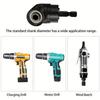 105 Degree bit adapter attachment, impact driver extended hex socket 1/4 "for wrenches and drills, rechargeable screwdrivers or hand wrenches.