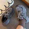 Lightweight and Breathable Versatile Sports and Leisure Shoes for Women's 2025 Spring and Autumn New Korean Version Heightened Platform Dad Shoes for