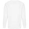 Calvin Klein Couples Series Printed Cotton Crew Neck Pullover Sweatshirt Unisex Sweatshirt White J318474