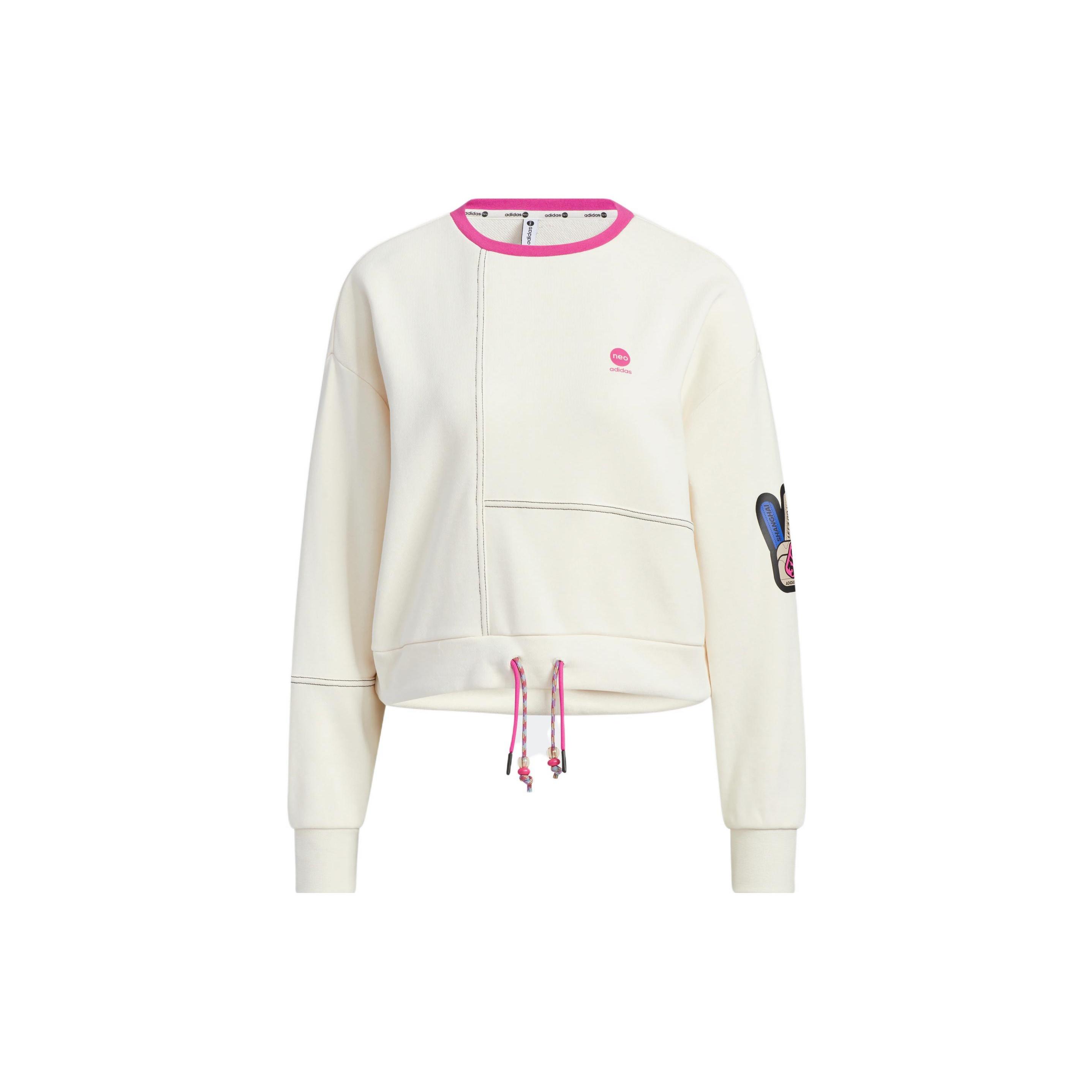 (WMNS) adidas Neo Cesp Sweatshirts White Women s IA6899 L