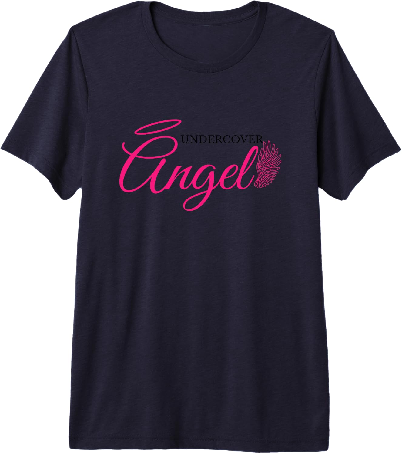 Undercover Angel Wings God Awesome Funny Gift Premium Tri-Blend Unisex T-Shirt XXL