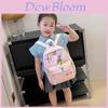 Mochila Infantil Adorável com Estampa de Desenho Animado Para Meninos e Meninas Com Design Leve em Tecido Oxford