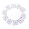 10Pcs Silicone Gel Tens Units Electrode Replacement Pads For Massagers Practical