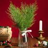 1/60pcs Artificial Pine Branches Fake Plant Leaves Green Pine Tree Branches Christmas Tree Ornaments New Year Party Decoration