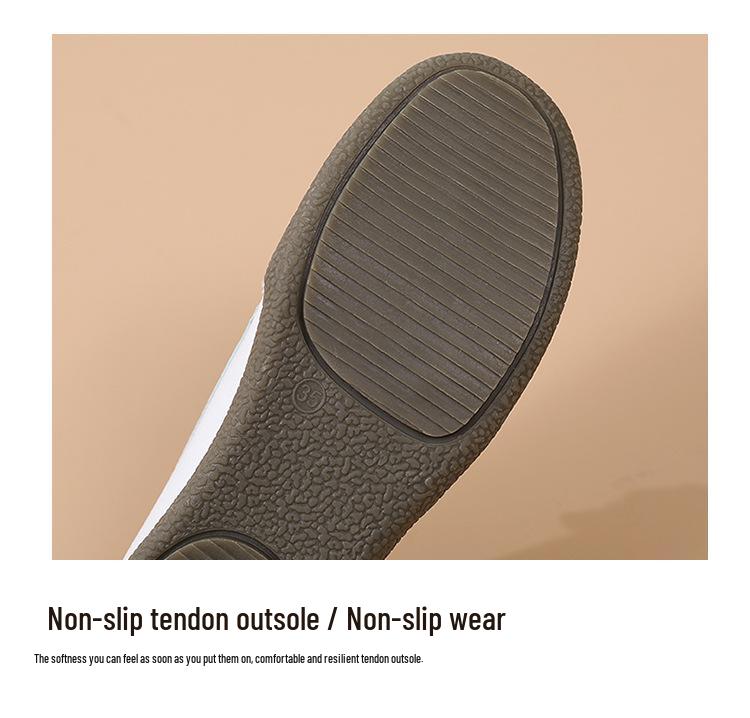 Women's Low-Cut Slip-On Non-Slip Shoes - Soft Sole, Comfortable Fit, Suitable for Spring and Autumn