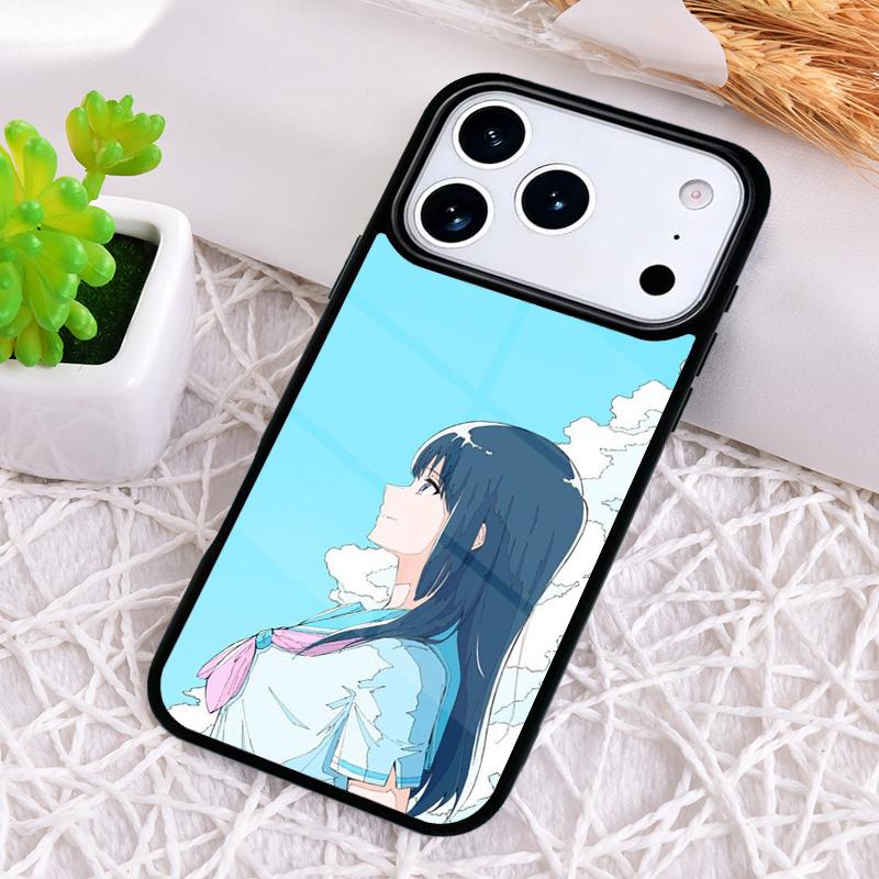Japanese Style Anime Girl Phone Case for iPhone 17 Air 16 15 11 12 14 13 Pro Max Shockproof Cover