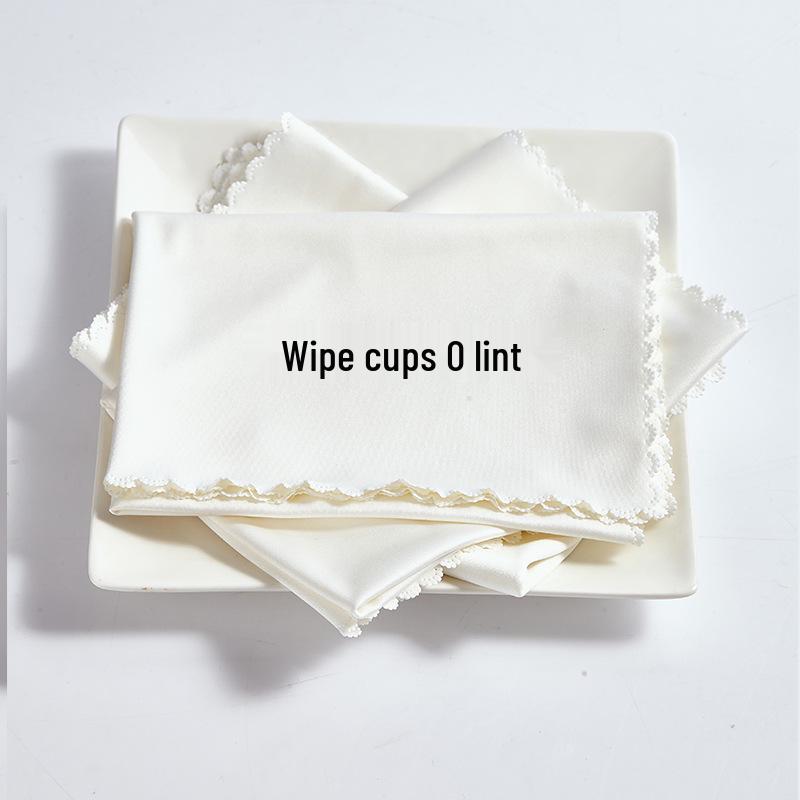Yifan Lint-Free Napkin Cloth for Red Wine and Glassware 30x30cm/1 piece