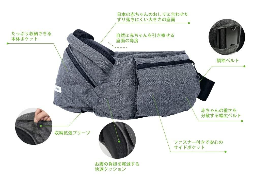 Nosítko pro miminka POLBAN ADVANCE s ripstopovým efektem, černé