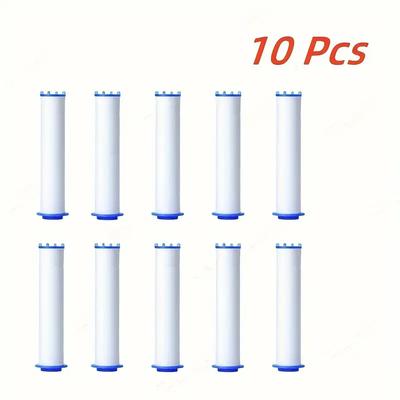 Lot de 10/20/30 Cartouches de Remplacement pour Pommeau de Douche Blanc à Main - Filtration Sédiments & Micro-organismes, Filtration 5 Étapes