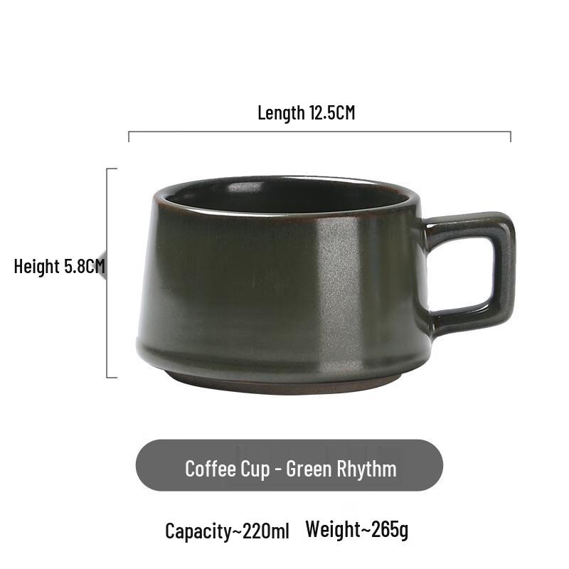 Diborlang Retro Coarse Ceramic Coffee Ware