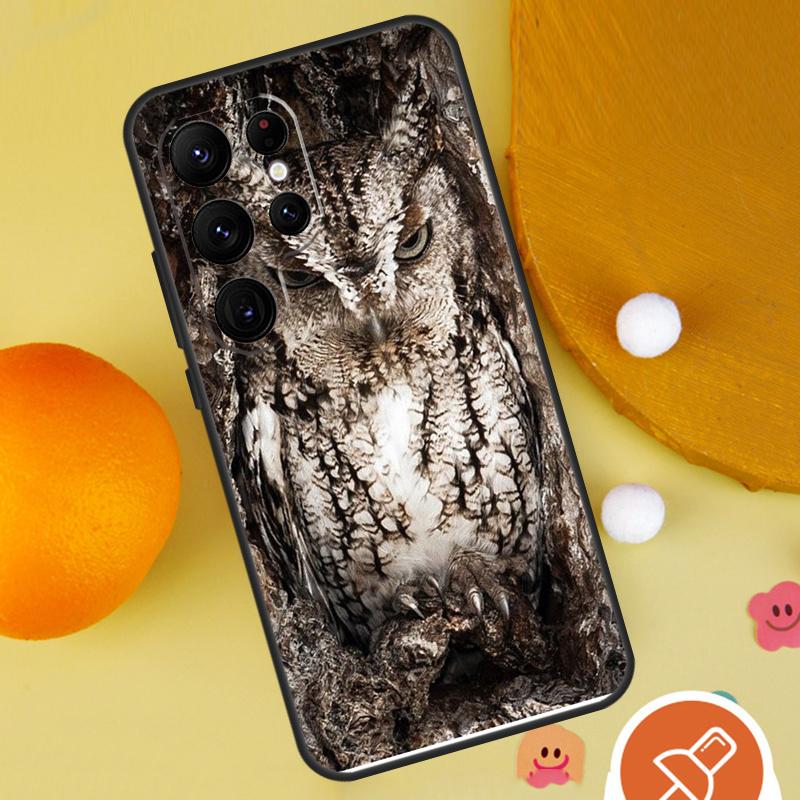 

Camouflage Owl Phone Case For Samsung Galaxy S25 Ultra S24 S23 S22 S21 Ultra S9 S10 Plus S20 FE Funda Cover Galaxy S25