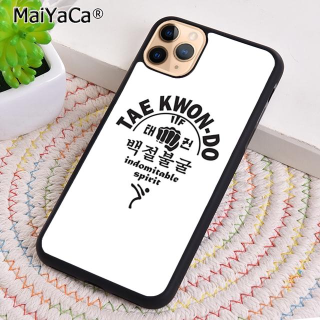 MaiYaCa Kung Fu Taekwondo Karate Phone Case For iPhone 17 Air 16 15 Plus 11 12 13 14 Pro Max Shell Coque