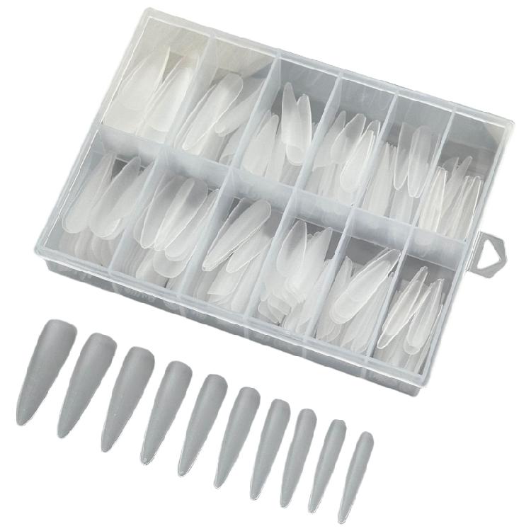 240 Pcs False Nail for Nail Extensions Press On Nail Extras Long Nail Tips Artificial Nail Full Cover Stick On Nail