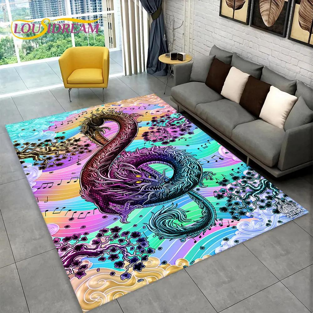 3D Müzik Nota Piyano Sanat Alan Kilim Büyük, Oturma Odası Yatak Odası Kanepe Paspas Dekor için Halı Kilim, Çocuk kaymaz Zemin Mat