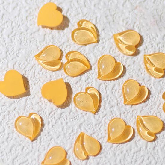 20Pcs/Pack Nail Beauty Lightweight Beautiful Decorative Ladies Peach Heart Nail Art Decorations Parts Nail Charms