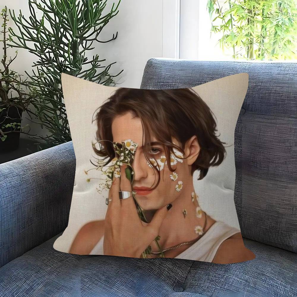Rock Singer D-Damiano David Personalized Picture Text Home Decorative Pillows Household Gifts 45X45Cm