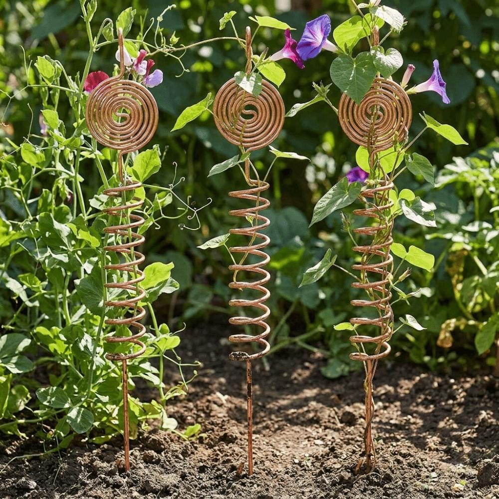 3PCS Durable Electroculture Plant Stakes Multi-purpose Bonsai Fixing Rod Garden Plants