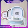 Portable Folding Household Washbasin: Thickened Plastic, Large, Foldable Laundry and Travel Essential
