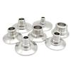 Milling Opposite Edge 1/4" 3/8" 1/2" 3/4" 1" NPT Male 1.5" 2" Tri Clamp SUS 304 316 Stainless Steel Sanitary Pipe Fitting Brew