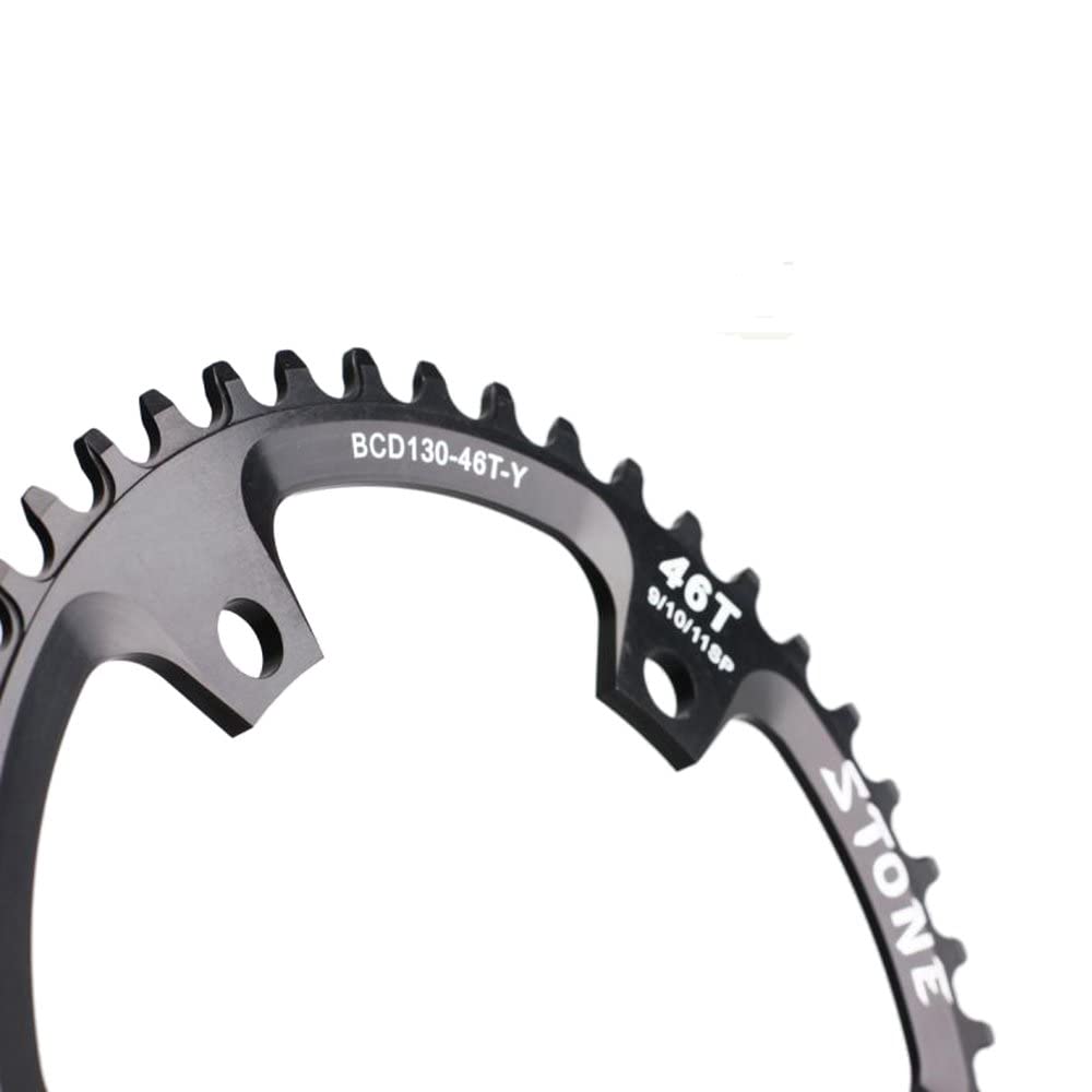 Stone Round Chainring 130BCD Tooth Narrow Wide for Road Bike Folding Bicycle 38-60