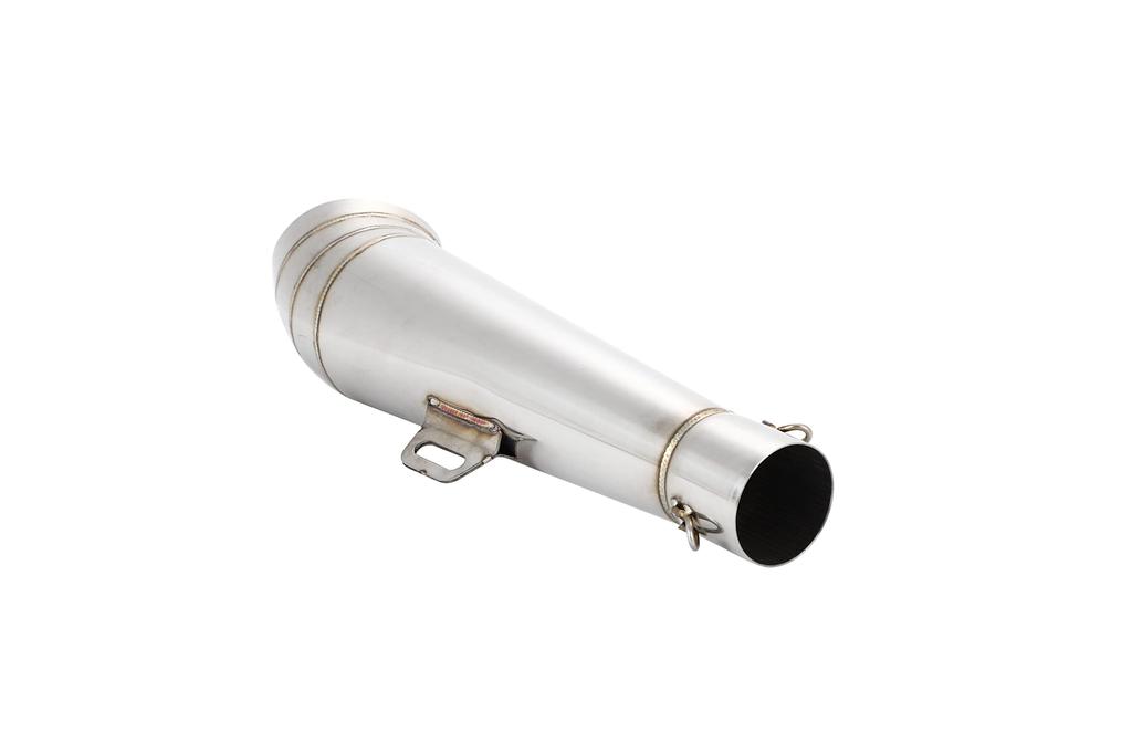Conical GP Stainless with Inner for Honda Kawasaki Zephyr Megaphone Stainless Steel Aftermarket Part 50.8mm Silencer, Steel, Baffle, CB400, 400SF,