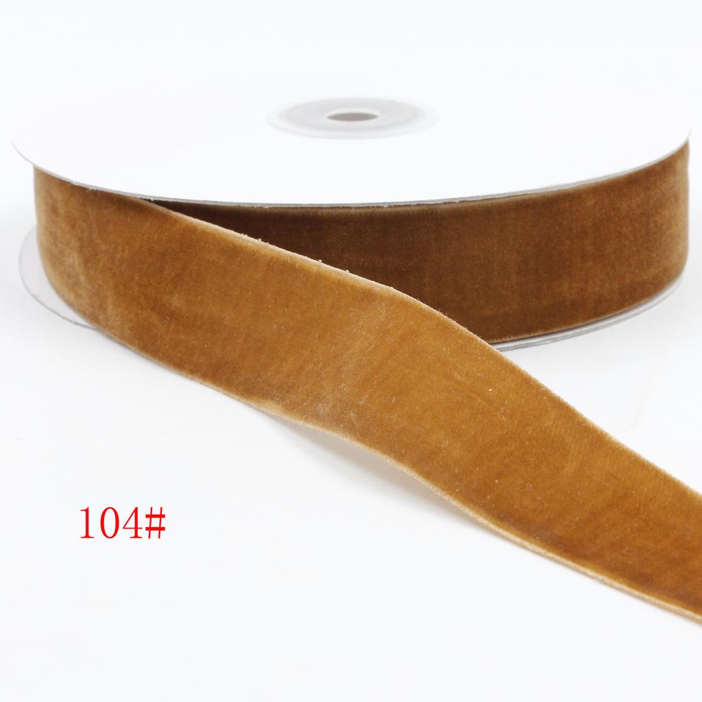 Small Size Packaging Multi-Colored Velvet Ribbon, Hair Accessories Diy Bow Decorative Flocking Webbing