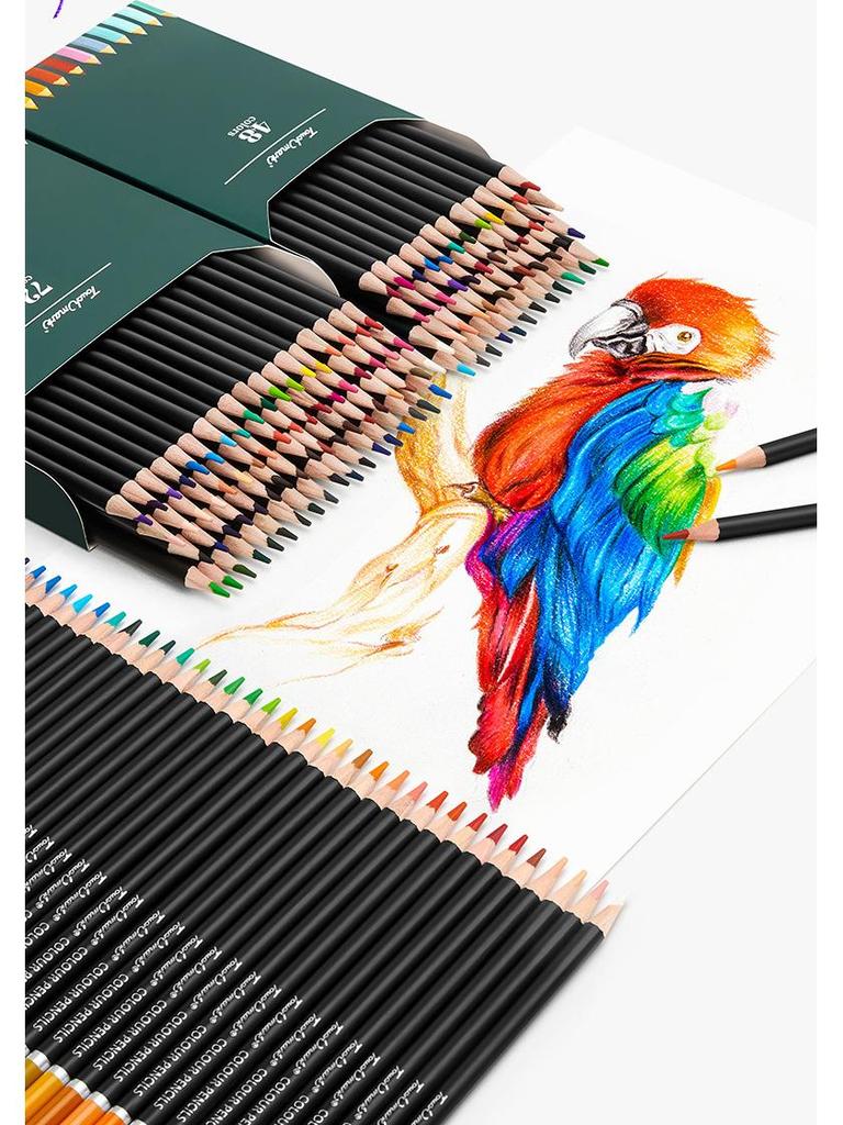 72-Color Water-Soluble Colored Pencils - Durable Lead for Art Students