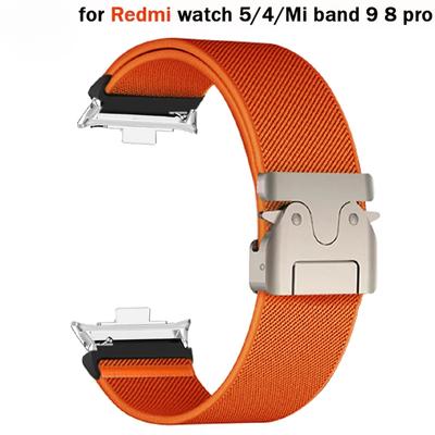 New Nylon Loop Strap for Redmi Watch 5 4 Metal Buckle Band for XIAOMI Mi Band 9Pro 8Pro Adjustable Sport Correa Bracelet