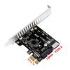 PCI-E to 2-Port USB 3.0 Adapter Super Fast PCI for press pansion Card with Internal 19 Pin Connector for  for