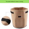 Breathable Potato Tomato Planting Bag Outdoor Garden Vegetable Plant Growth Bag(Brown)
