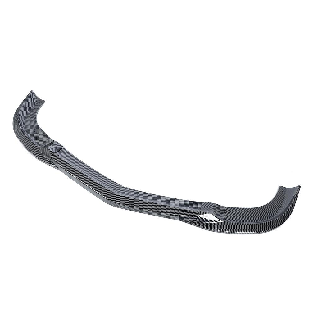 3Pcs Front Bumper Lip Spoiler Splitter Sporty Look Front Lip Spoiler Splitter Protector for C-Class W204 Pre-Facelift C63   2007 to 2010