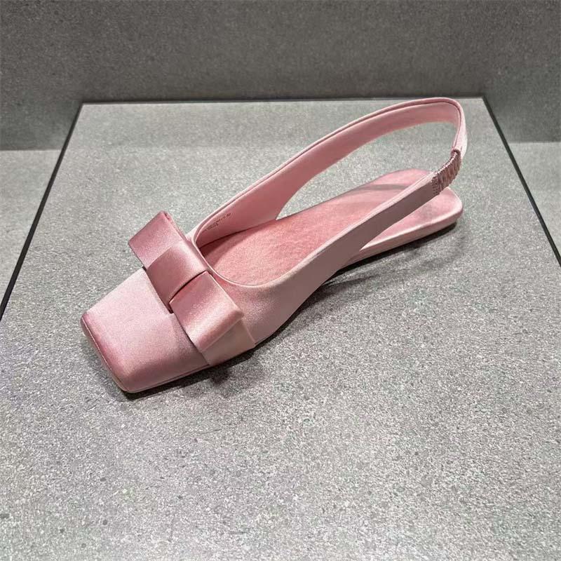 Fashion 2025 Fashionable Ladies Women's Elegant Shoes Ladies Bow Tie Wedge Shoes Women's Shoes Elegant Design Ladies Party Shoe