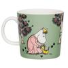 Cană Moomin Arabia Classic Loving Care Verde capacitate aproximativ 280ml.