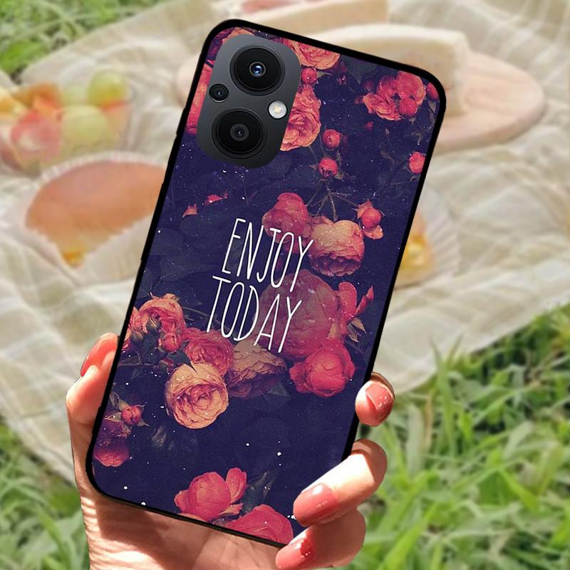 Case For OPPO Reno 7 8 Lite 5G Covers Soft Silicon Lion Wolf TPU Phone Cover for Oppo Reno7 Z 5G Reno 7Z 7Lite Cases Cool Marble