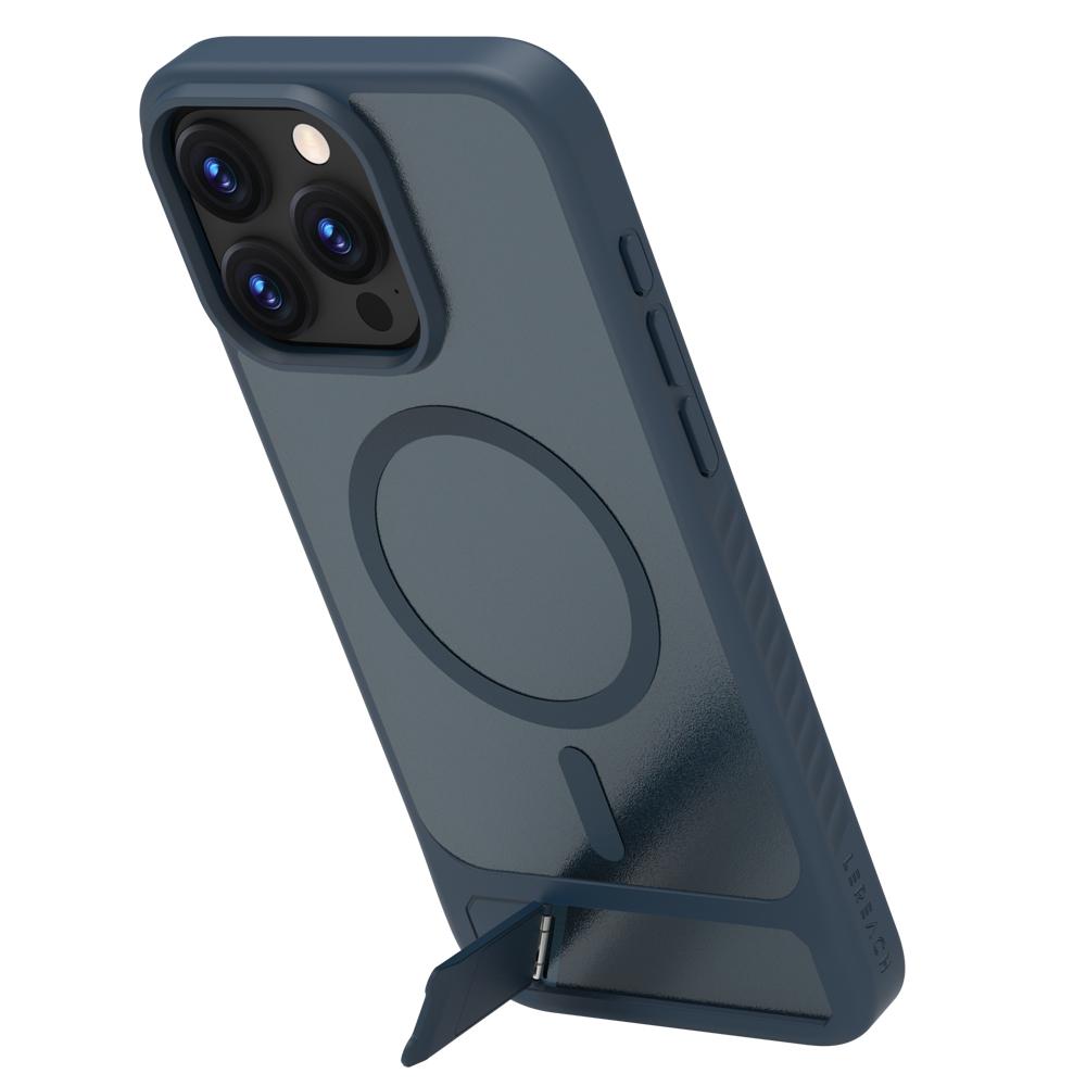 LEREACH Le-Chic Series For iPhone 15 Pro Case Compatible with MagSafe Kickstand TPU + PC Phone Cover