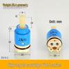 Ceramic Hot/Cold Faucet Cartridge Kit for Kitchen, Basin, and Shower Repair