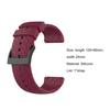 Náramek na hodinky 24mm Twill Soft Silicon Band Náhradní řemínek na zápěstí Suunto 7/9/9 Baro/D5/Spartan Sport Wrist HR