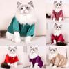 All Clothes Cat Wrapped Pet Clothes Hair Proof Suit Solid Color Fashion Gift