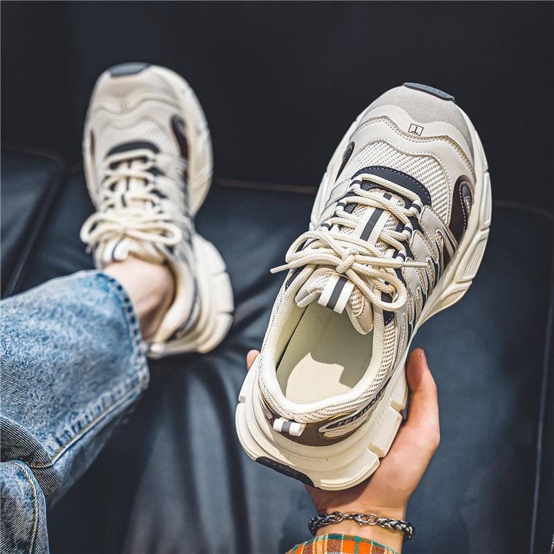 Fashion Hiking White Breathable Man Casual Sneaker Low Price Running Original Deals Size 9 Korean Walking Fashion Sports Shoes for Men