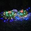 Solar Lawn Lights Ground Firework Lamp For Patio Waterproof LED Flower And Firework Colorful Solar Powed Lights For Garden