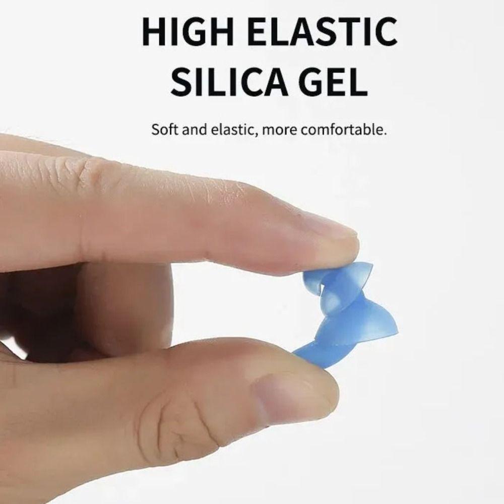 Silicone Swimming Earplug Nose Clip Soft Nose Protector Clip Silicone Noise Earplug Children