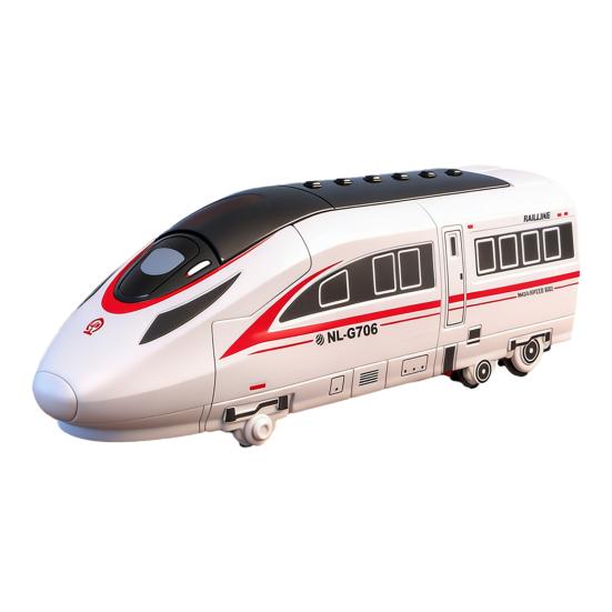 Train Transformer Toy High Speed Rail Robot Transforming Toy Action Figure Model for Kids Boys Girls