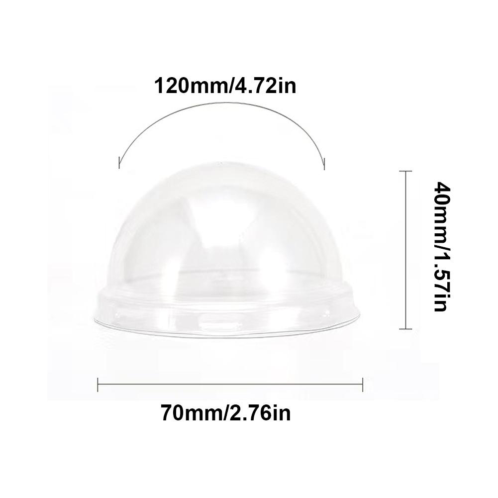 EY# 50 Pcs Cupcake Liners Disposable Ramekins Portable with 50Pcs Lids Baking Cu