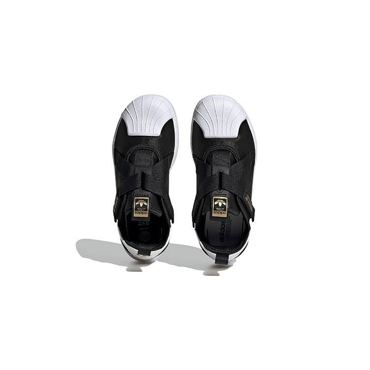 Adidas Superstar 360 Little Kid 'Black White Gold' HQ6080