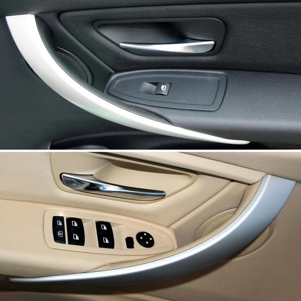 4 STÜCKE Für BMW 3er F30 F80 F31 F32 F33 F34 F35 F36 2013-18 Innentürgriffverkleidung mit Abdeckungsverkleidung Autozubehör
