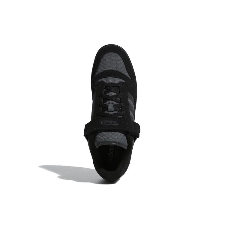 Adidas Forum Low Black Grey Unisex Sneakers Core-Black Grey-Six Silver-Metallic GY5720