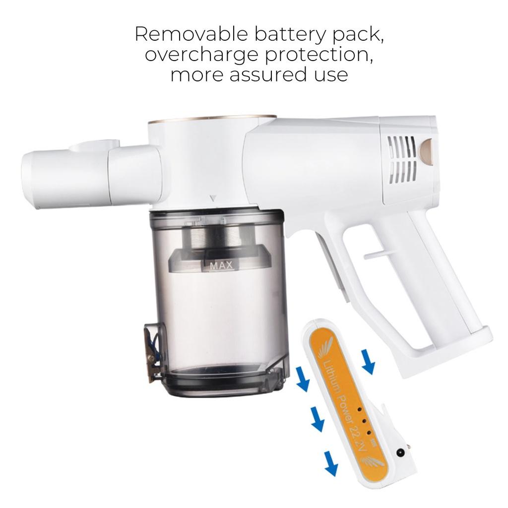 Wireless Vacuum Cleaner 9000PA Handheld Sweeping Cleaning Strong Dust Collector for Home Carpet Cyclone Suction Aspirator 2 In 1