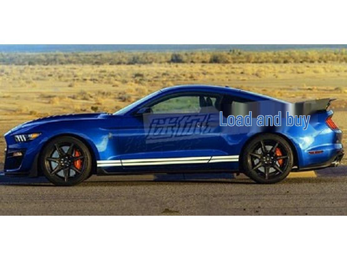 

Ford Mustang GT Racing Stripes: Side Skirt and Hood Decals for Modified Cars